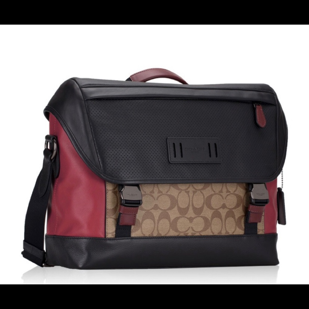 NWT COACH RANGER MESSENGER  SIGNATURE CANVAS